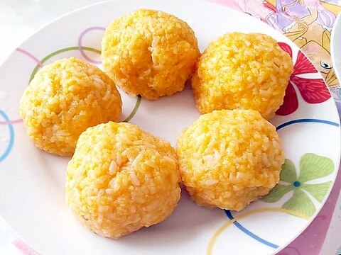 春分の日に!炊飯器で作る!南瓜たっぷりぼたもち♪